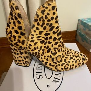Leopard booties